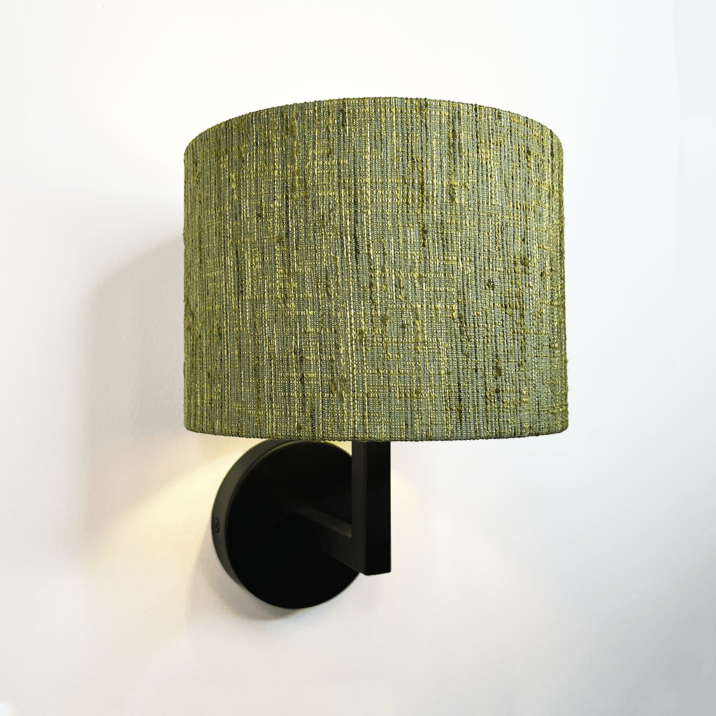 Emma Matt Black Wall Light with Choice of Metamorphic Shade