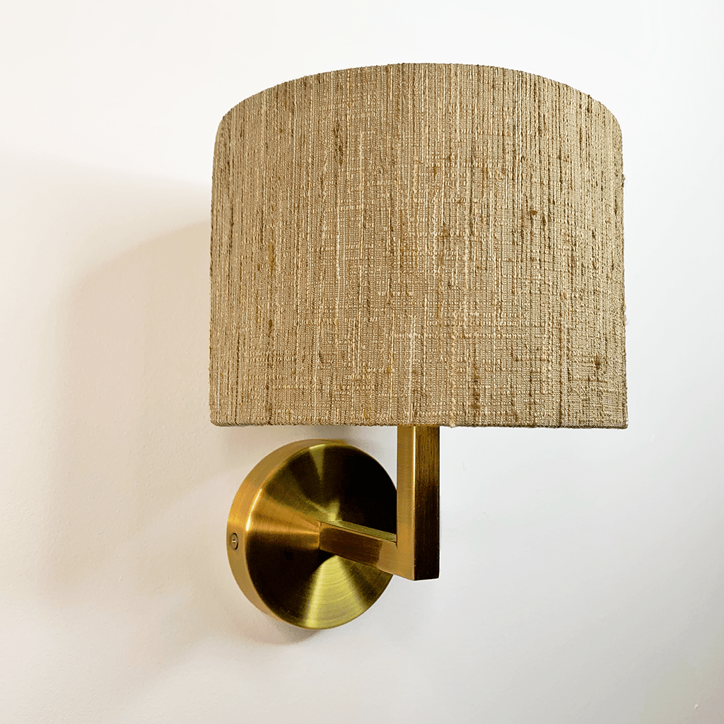 Emma Gold Wall Light with Choice of Metamorphic Shade