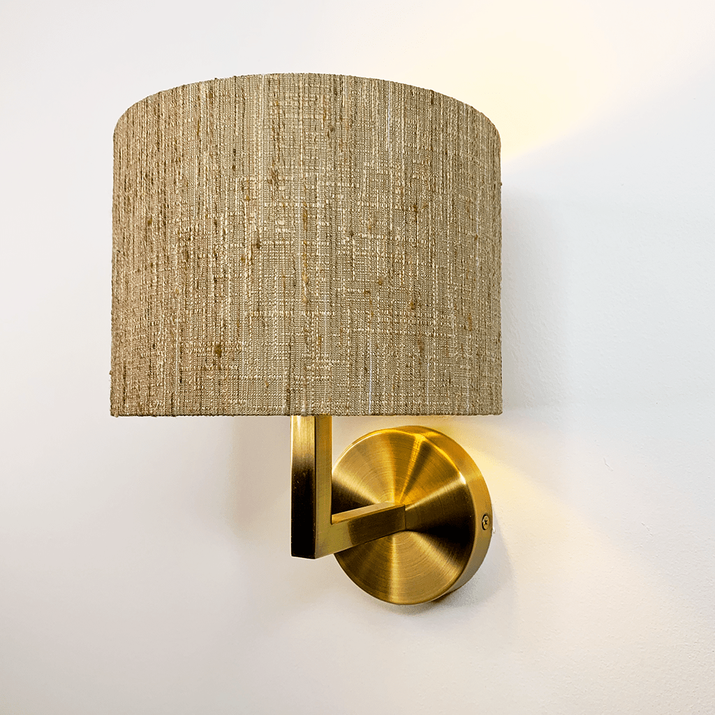 Emma Gold Wall Light with Choice of Metamorphic Shade