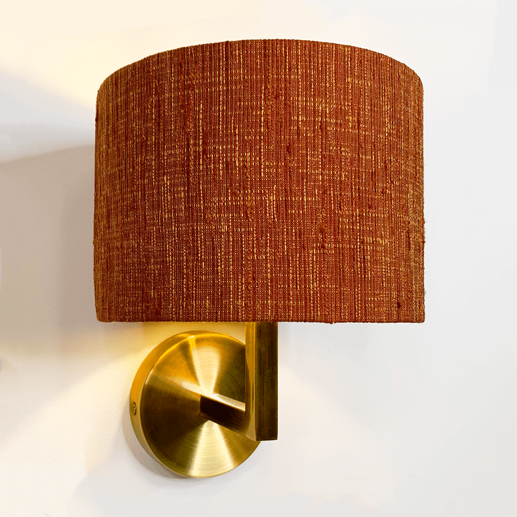 Emma Gold Wall Light with Choice of Metamorphic Shade