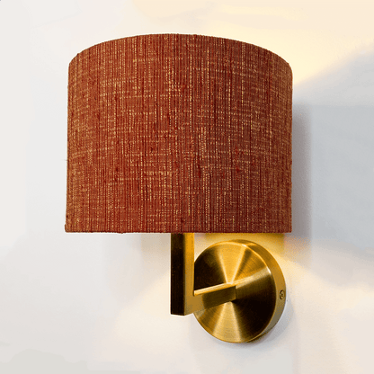 Emma Gold Wall Light with Choice of Metamorphic Shade