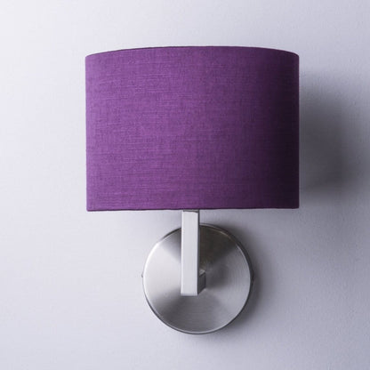 Emma Brushed Steel Wall Light