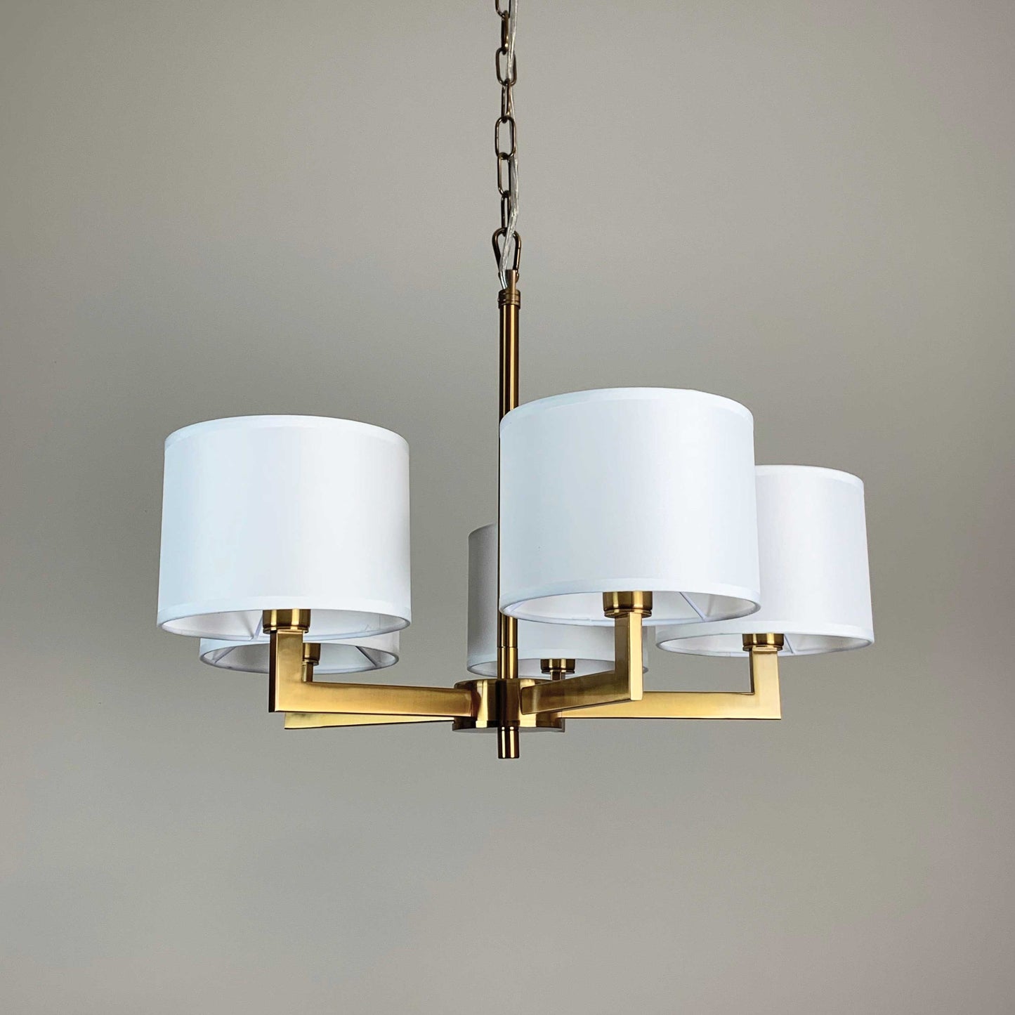 Hallburn Antique Brass 5 Light Ceiling Fitting