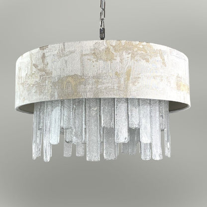 Lucerne Hand Cut Glass Ceiling Pendant & Hazel 1 Shade