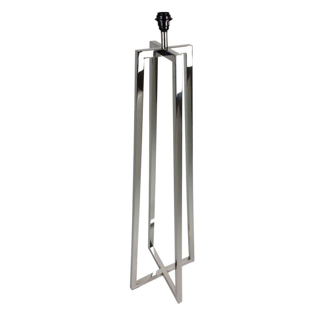 Madison Chrome Floor Lamp With Platinum Tessellate Shade