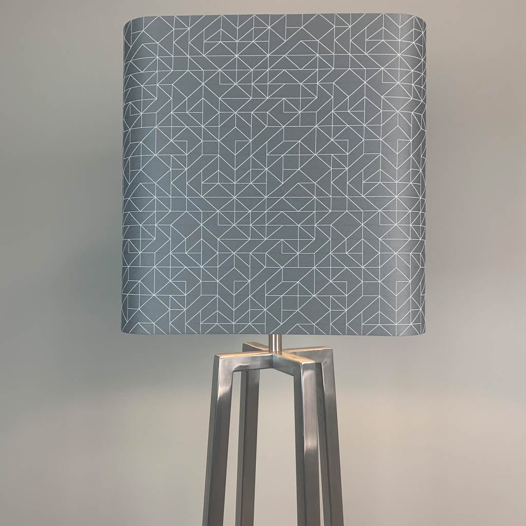 Madison Brushed Steel Floor Lamp with Choice of Shade