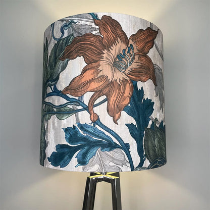 Madison Chrome Table Lamp with Deep Timorous Beasties Epic Botanic Shade