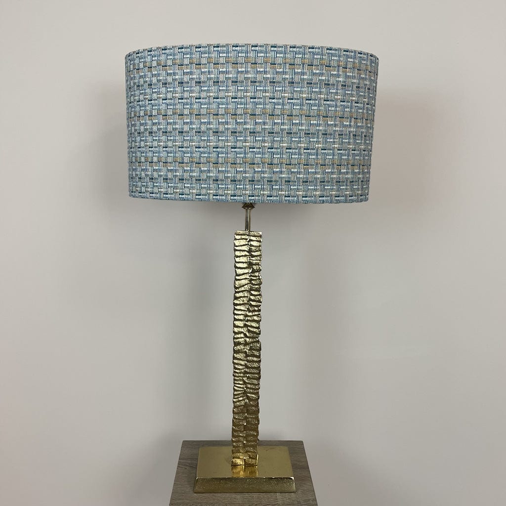 Paperbark Small Opulent Gold Table Lamp with Choice of Oval Shade