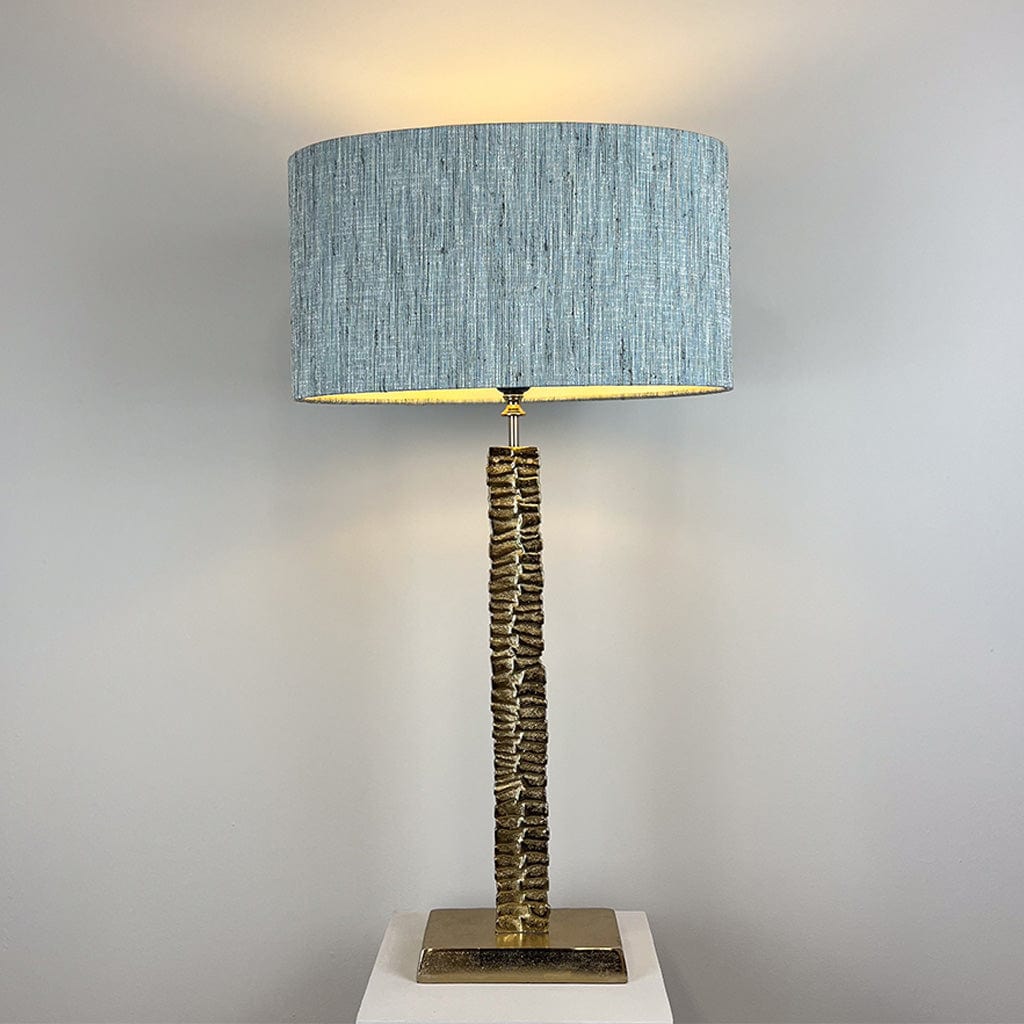 Paperbark Small Table Lamp Opulent Gold with Choice of Bespoke Shade