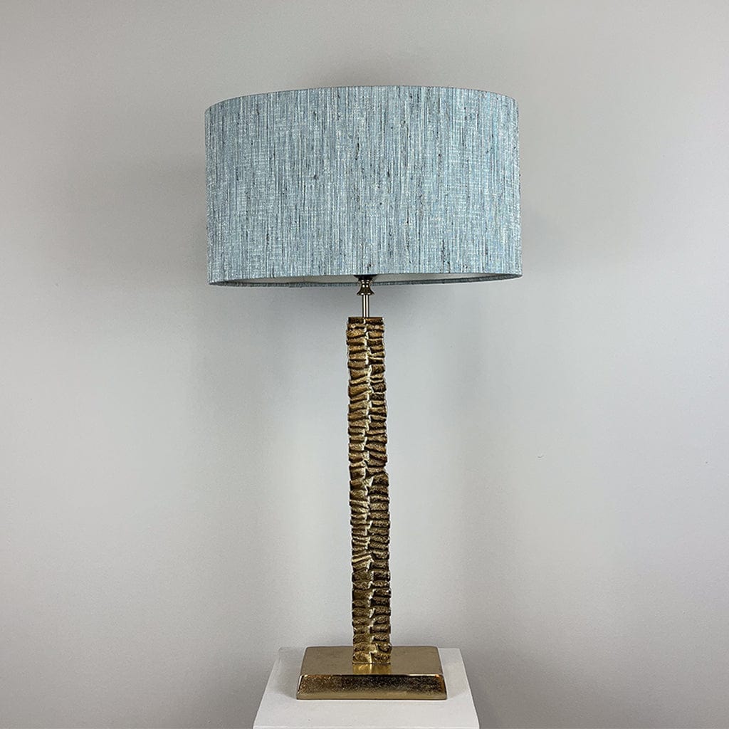 Paperbark Small Table Lamp Opulent Gold with Choice of Bespoke Shade