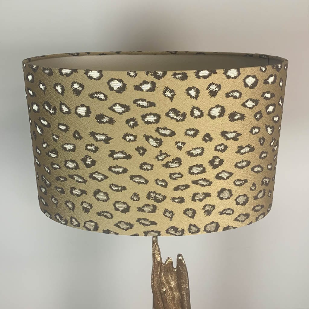 Trident Gold Floor Lamp Large with Choice of Bespoke Shade