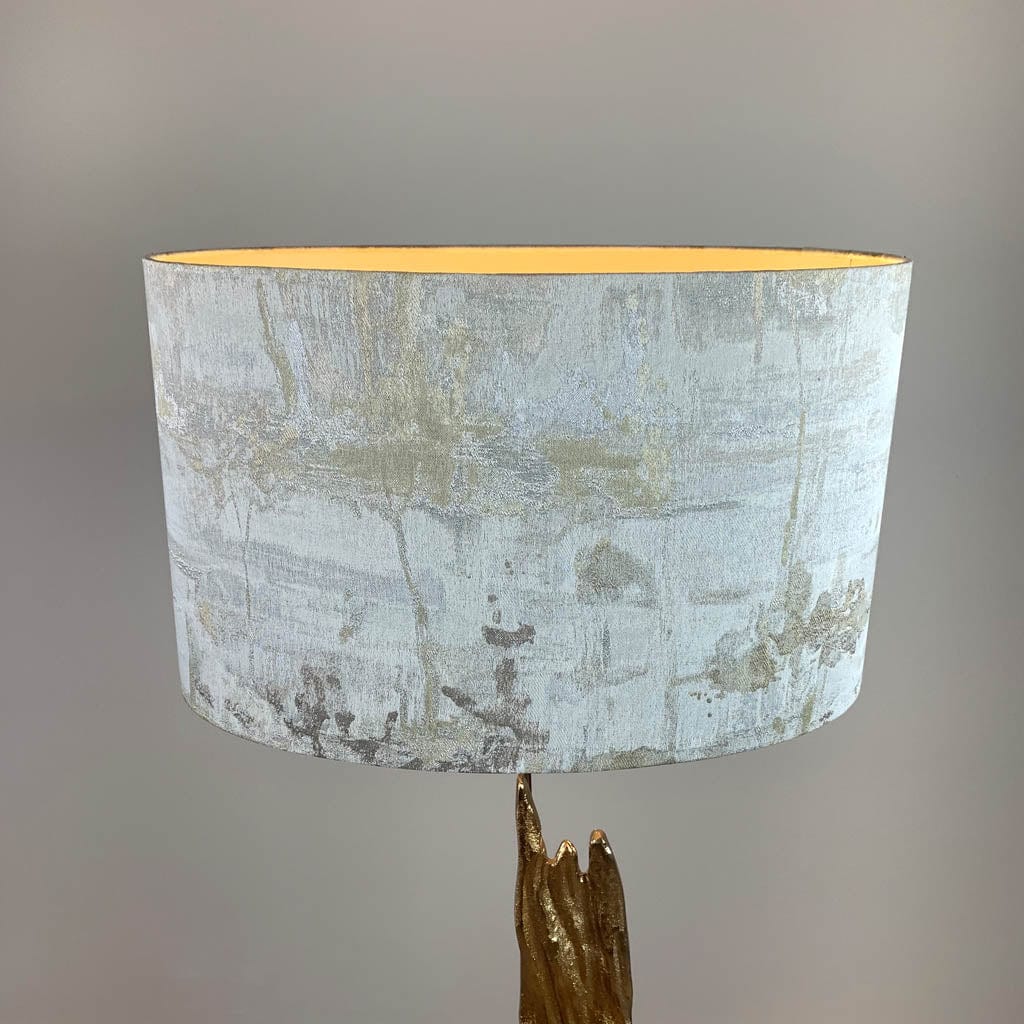 Trident Gold Floor Lamp Large with Choice of Bespoke Shade