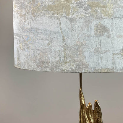 Trident Gold Floor Lamp Large with Choice of Bespoke Shade