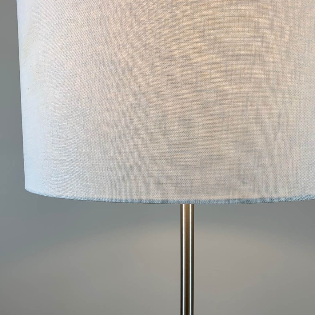 Belford Brushed Steel Floor Lamp With Choice of Shade