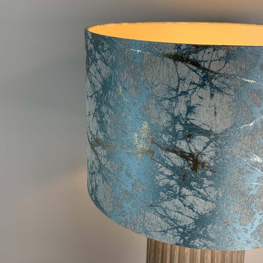 Tiree Table Lamp with Lava Duck Egg Shade