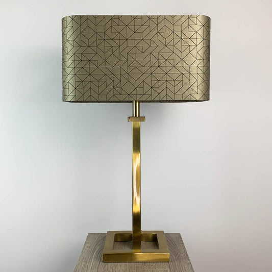 Aura Gold Table Lamp with Aries Gold Shade