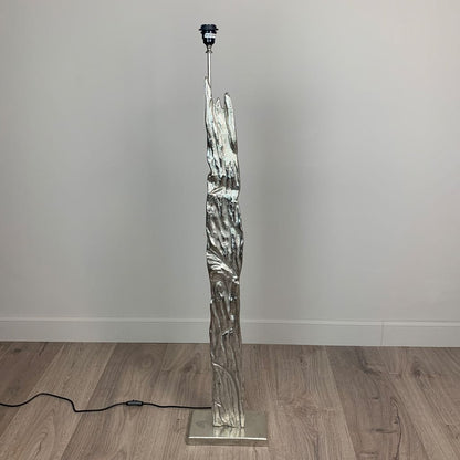 Trident Silver Floor Lamp with Choice of Bespoke Shade