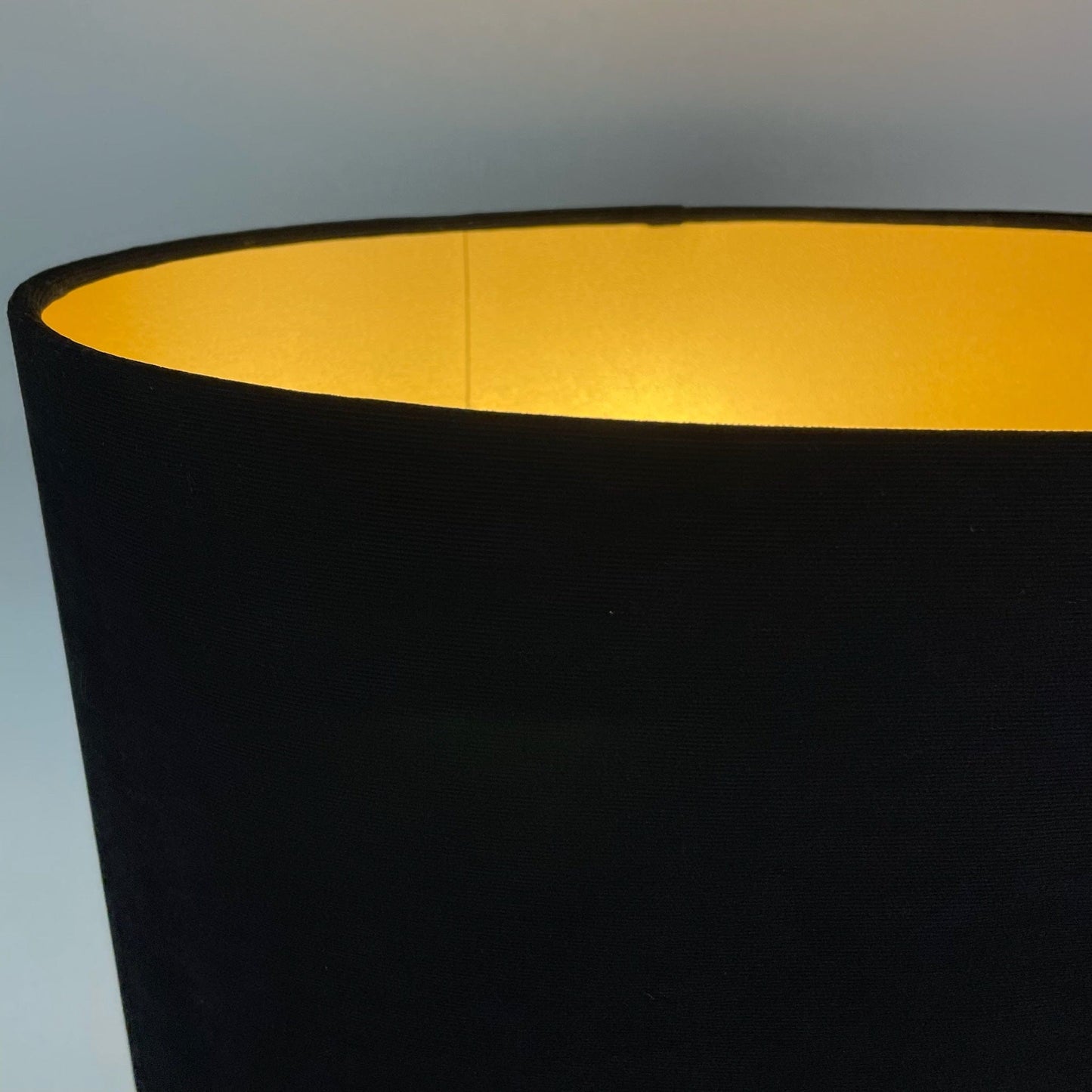 Aura Gold Table Lamp with Choice of Oval Shade