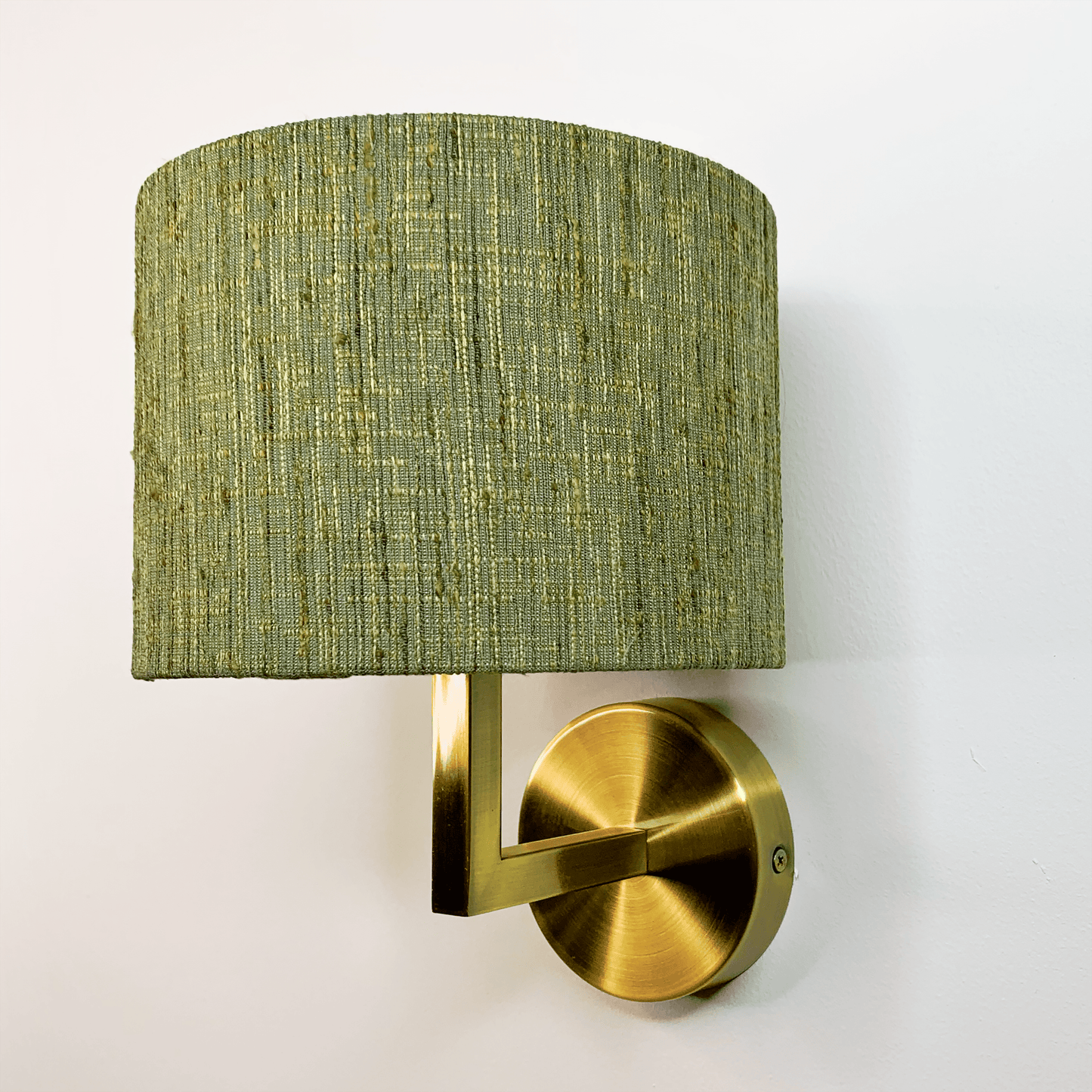 Emma Gold Wall Light with Choice of Metamorphic Shade