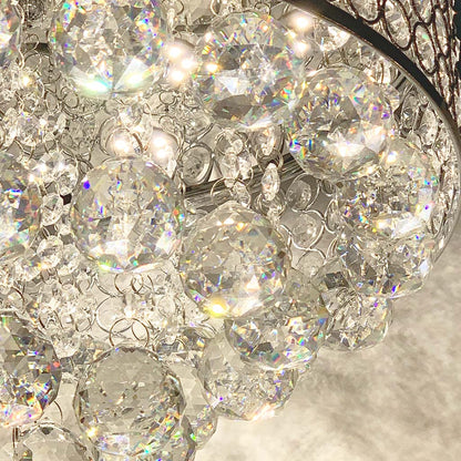 Zilina 21w LED Crystal Flush Ceiling Light