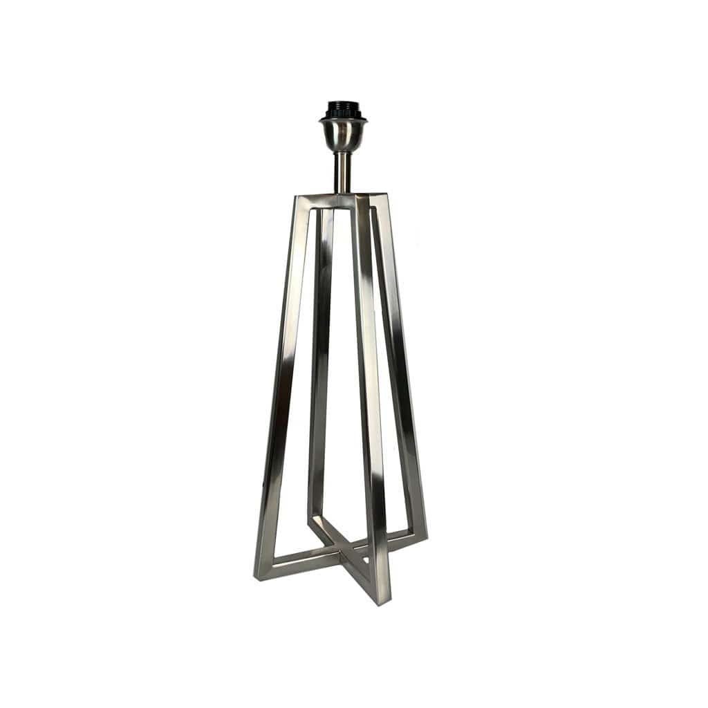 Madison Brushed Steel Table Lamp with Dynamic Quartz Shade