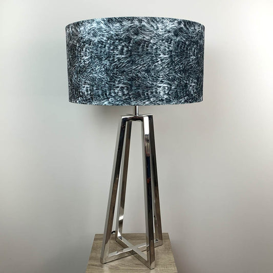 Madison Chrome Table Lamp with Choice of Bespoke Shade