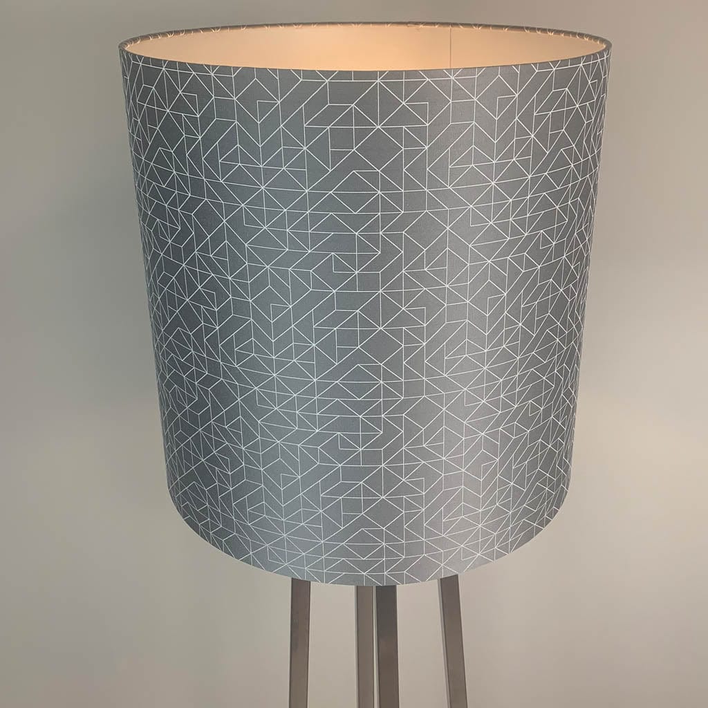 Madison Brushed Steel Floor Lamp with Choice of Shade