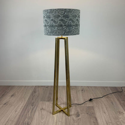 Madison Gold Floor Lamp with Viper Bronze Shade