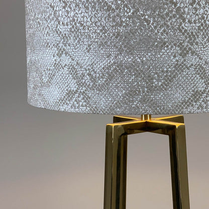 Madison Gold Floor Lamp with Viper Ivory Shade