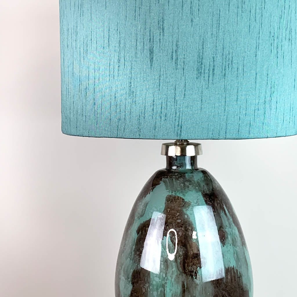 Mizzle Ikela Table Lamp with Astor Shale Green Shade