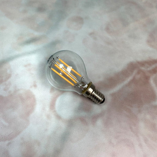 E14 Clear Golfball Dimmable