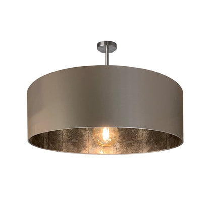 Moonmist Electrified Pendant Shade with Anthology Oxidise Lining in Graphite